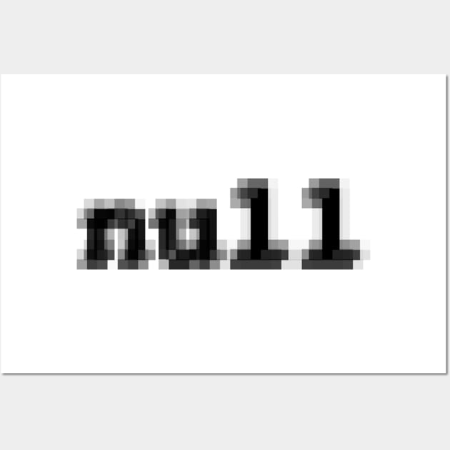 null Wall Art by findingNull